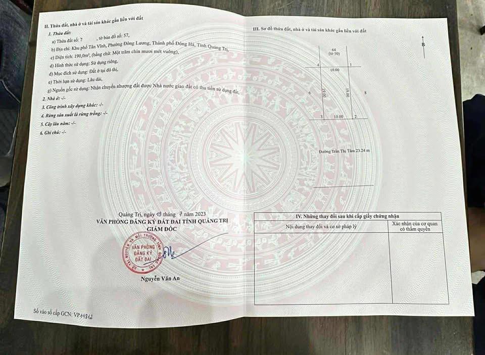 Đất nền Khu đô thị 9D Nam Đông Hà 190m² giá 2.3 tỷ - Sẵn sàng đầu tư!