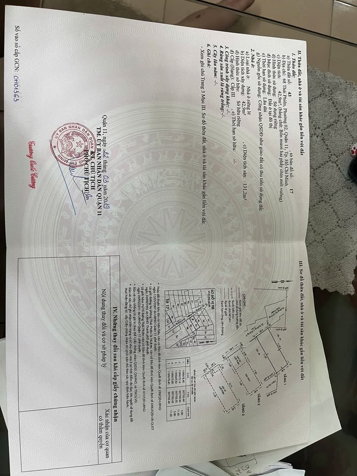 Nhà 3 tầng 68 Thái Phiên, Quận 11, 42.9m² - Giá cực kỳ tốt