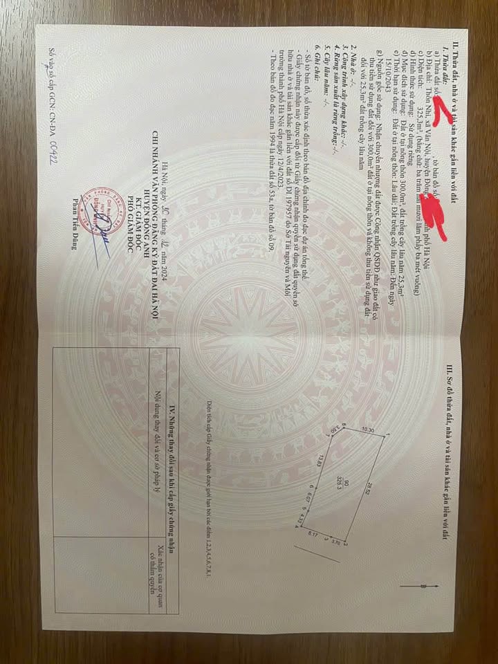 Đất nền 325m² tại Xã Phú Thịnh, Huyện Yên Bình - Giá 20.5 tỷ, cơ hội đầu tư hiếm có!