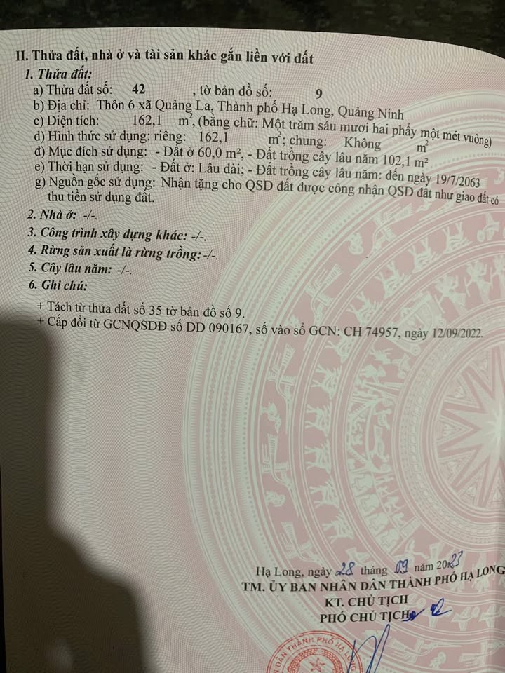 Đất nền Quảng La Hạ Long 162m² giá 800 triệu - Đầu tư sinh lời ngay!