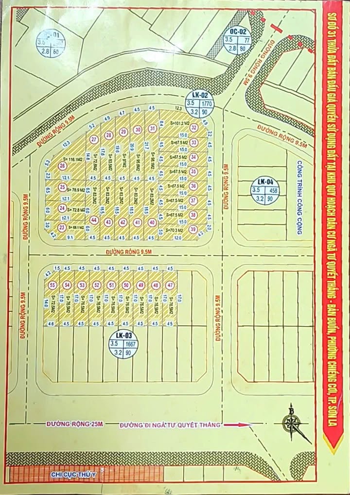 Đất thổ cư 101m² tại Bệnh viện Cuộc Sống - Giá chỉ 2,8 tỷ!