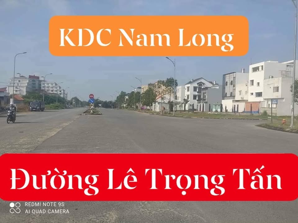 Đất nền KDC Nam Long Cần Thơ 102m² giá 6.8 tỷ - Sổ hồng chính chủ, thổ cư 100%!