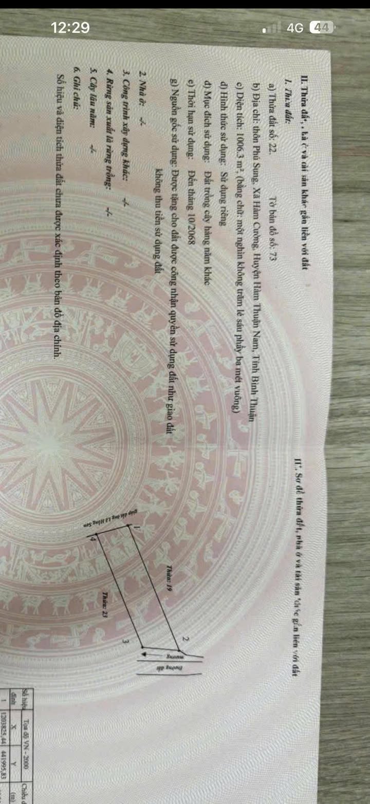 Đất Farm 1 sào tại Hàm Hiệp 360m² giá chỉ 210 triệu - Sổ đỏ chính chủ