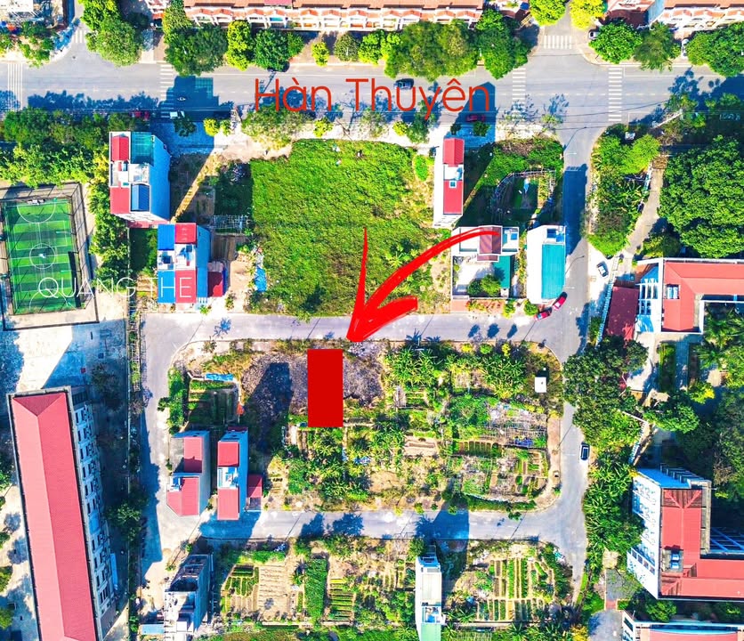 Đất nền Hàn Thuyên, Bắc Ninh 72m² giá 8 tỷ - View đẹp toàn thành phố!