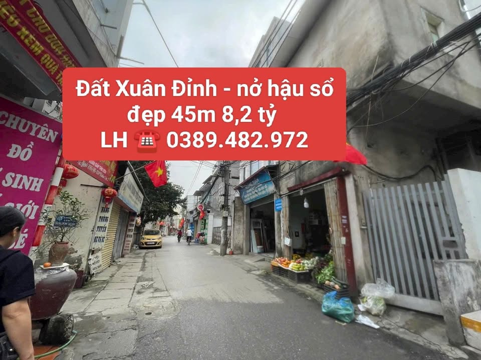 Đất phố Lộc - Xuân Đỉnh 45m² giá 8.2 tỷ - Cơ hội đầu tư tuyệt vời!