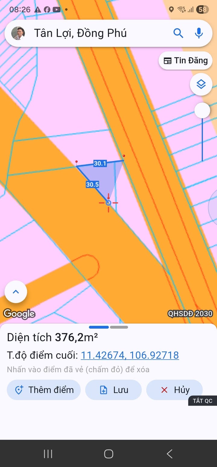 Đất thổ cư 400m² tại Đồng Phú - Giá đầu tư hấp dẫn