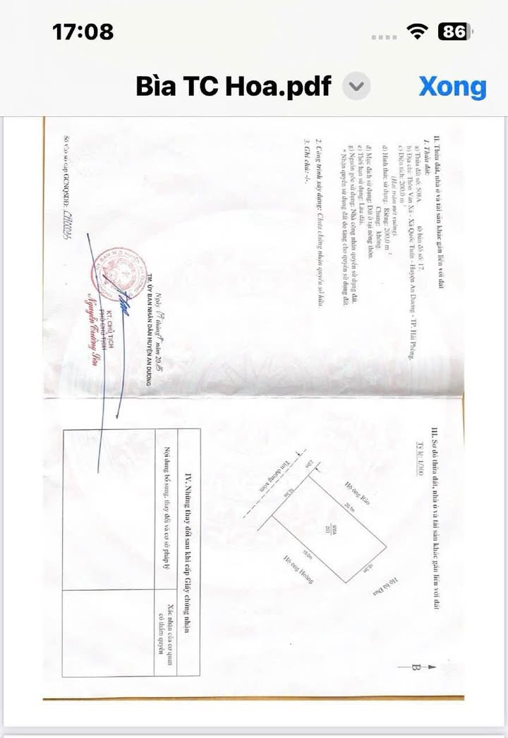 Lô đất 200m² tại Quốc Tuấn, An Dương, Hải Phòng - Giá chỉ 2.8 tỷ, phù hợp xây biệt thự sân vườn!