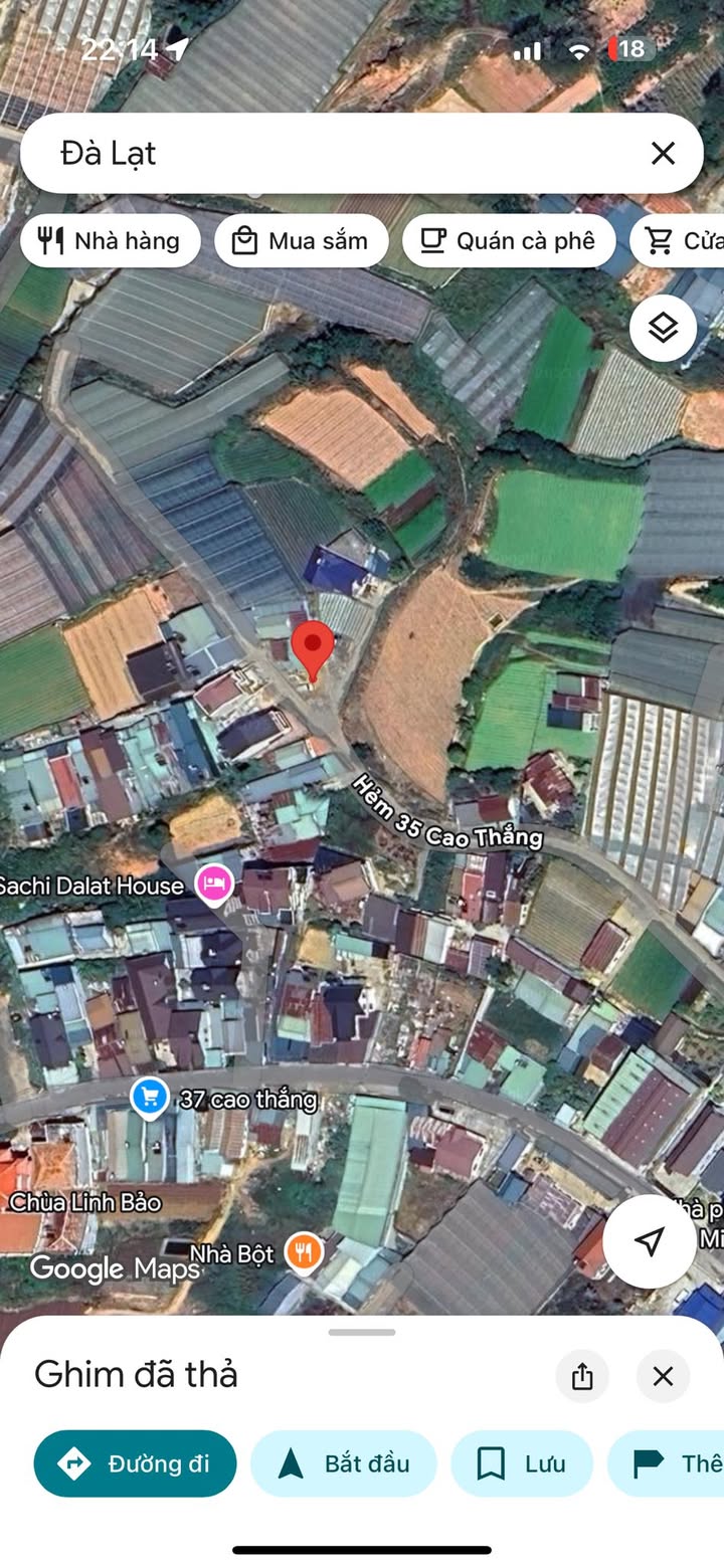 Đất xây dựng 120m² tại Cao Thắng, Đà Lạt - Hướng Nam, giá chỉ 4 tỷ!