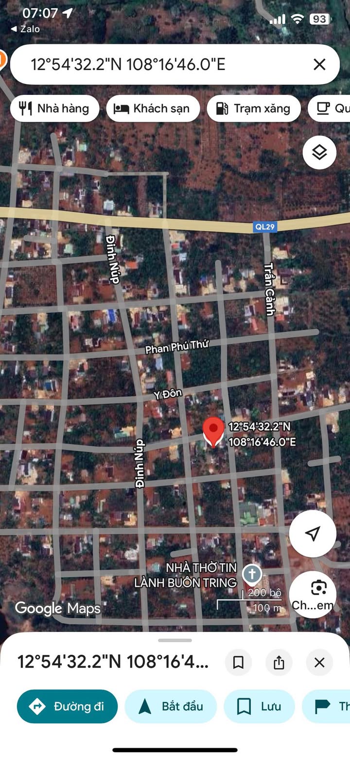 Đất nền Phường An Lạc, Thị Xã Buôn Hồ 178m² giá 999 triệu - Mặt tiền đường nhựa, khu dân cư đông đúc!