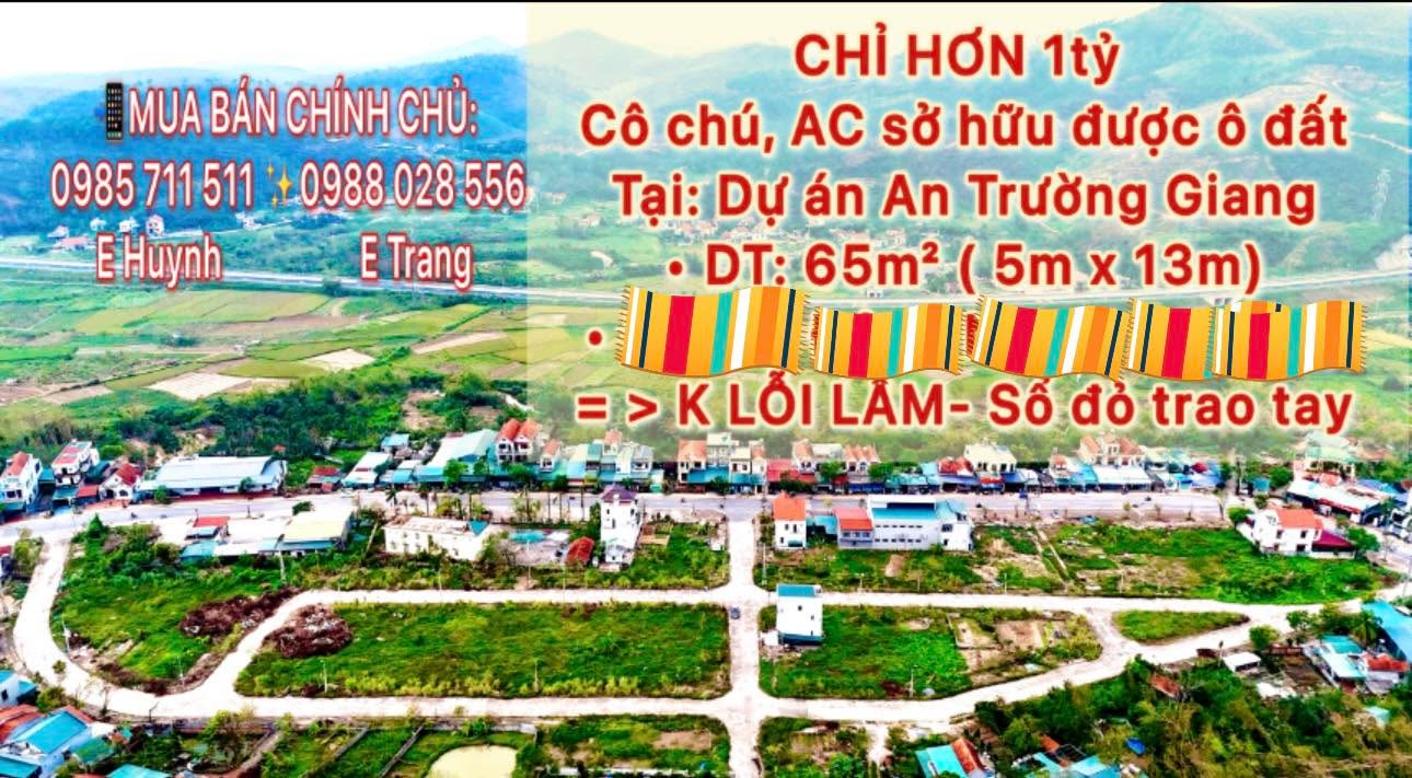 Đất dự án An Trường Giang Hạ Long 65m² giá 1 tỷ - Sở hữu ngay chính chủ!