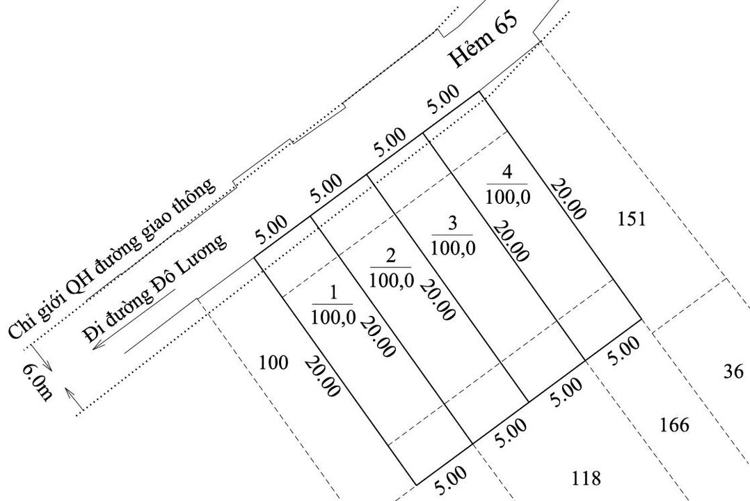 Đất nền hẻm 65 Đô Lương, Vũng Tàu 100m² giá 4.8 tỷ - Cơ hội đầu tư sinh lời!