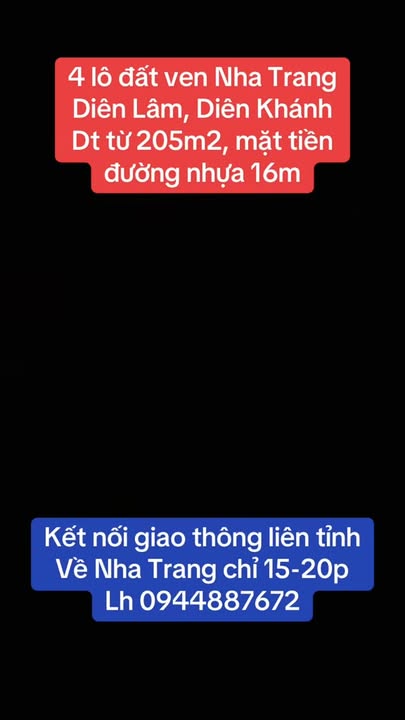 Đất nền Diên Lâm 138m² giá 850 triệu - Đầu tư sinh lời ngay!