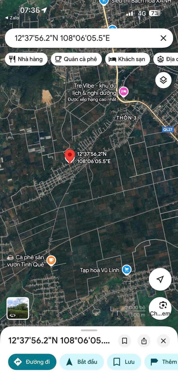 Đất thổ cư Thôn 6, Xã Ea Ktur, Huyện Cư Kuin, Đăk Lăk 120m² giá chỉ 4xx triệu - Cơ hội đầu tư tuyệt vời!