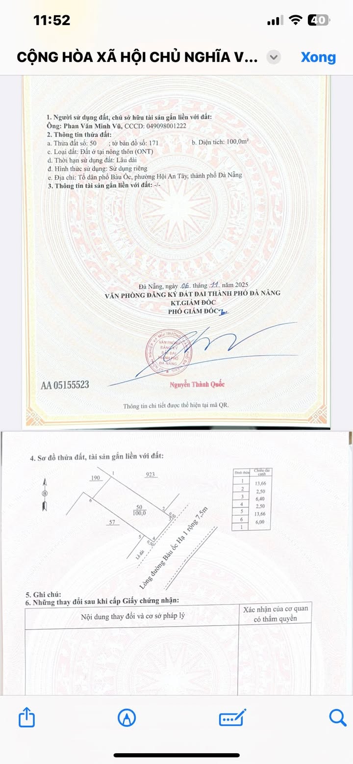 Đất nền 100m² Xã Cẩm Hà, Hội An giá 3 tỷ - Cơ hội đầu tư sinh lời!