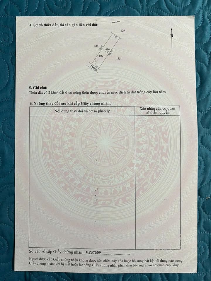 Đất thổ cư xã Bạch Long, Giao Thủy 200m² giá 1.3 tỷ - Sổ đỏ chính chủ!