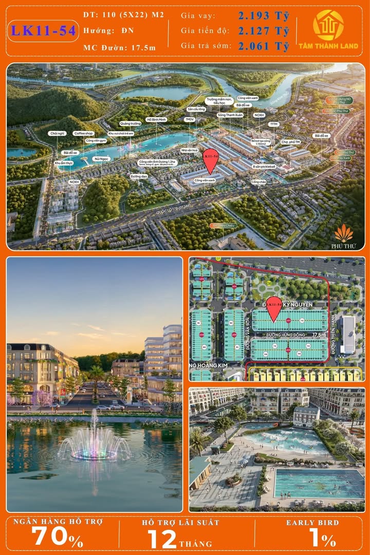 Lô đất 110m² hướng Đông Nam tại Hải Phòng giá 18.7 tỷ - Cần bán gấp!