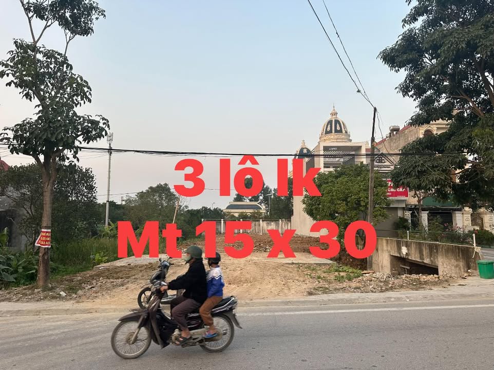 Cho thuê đất liên kế tại xã Hoằng Hà 450m² - Thích hợp xây nhà hàng hoặc ngân hàng!