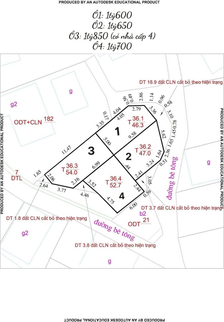 Đất khu Văn Công Cái Dăm, 47m² giá 1.6 tỷ - Sổ hồng trao tay!