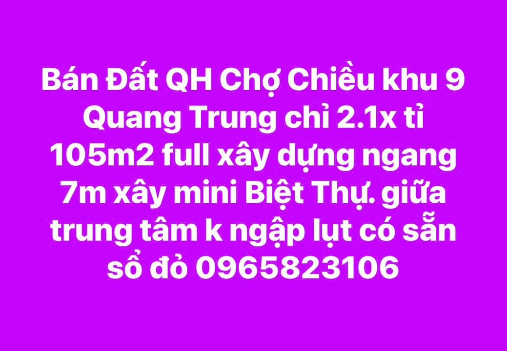 Đất mặt tiền 7m tại Quang Trung, Uông Bí 96m² giá chỉ 2.1 tỷ - Cơ hội đầu tư tuyệt vời!
