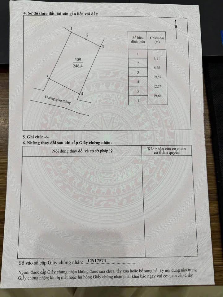 Đất thổ cư 246m² tại KCN Điềm Thụy - Giá chỉ 2 tỷ!