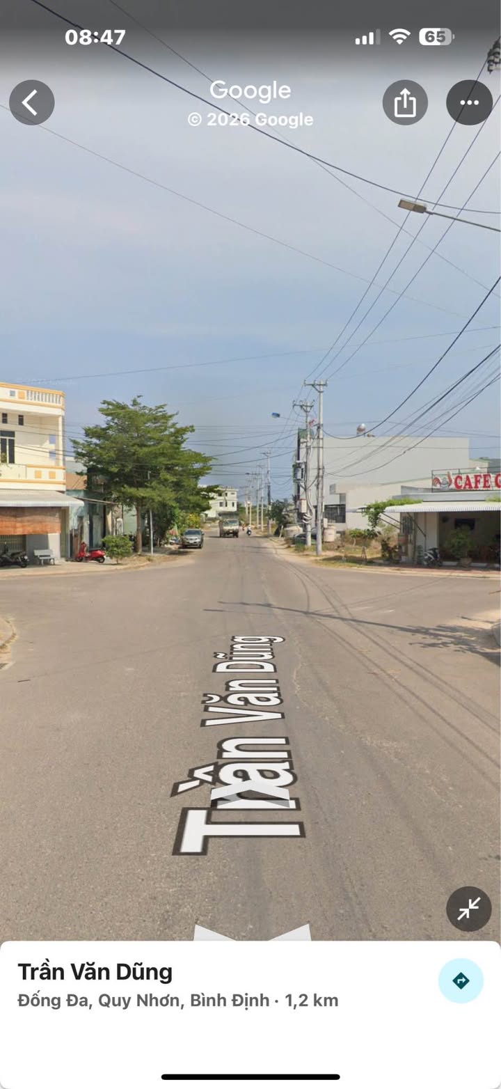 Đất nền chính chủ tại đường Trần Văn Dũng, Quy Nhơn 80m² giá 3.85 tỷ - Cơ hội đầu tư tuyệt vời!