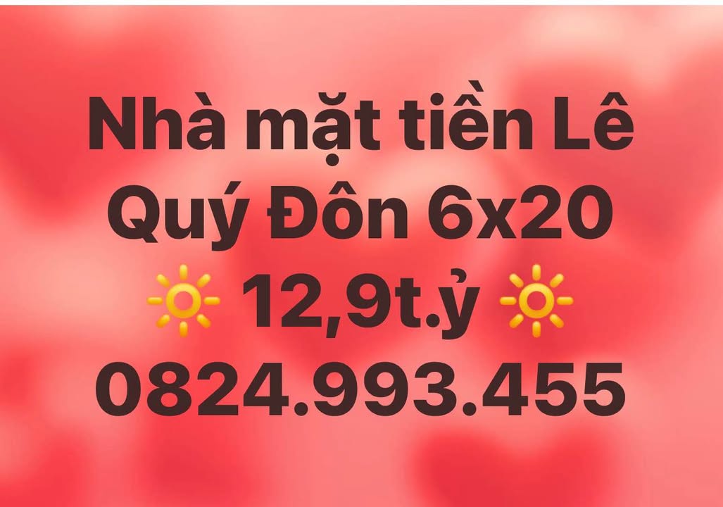 Bán Gấp FrontHouse Lê Quý Đôn, Tân An, 120m² chỉ 12.9 tỷ - Vị trí đắc địa kinh doanh!