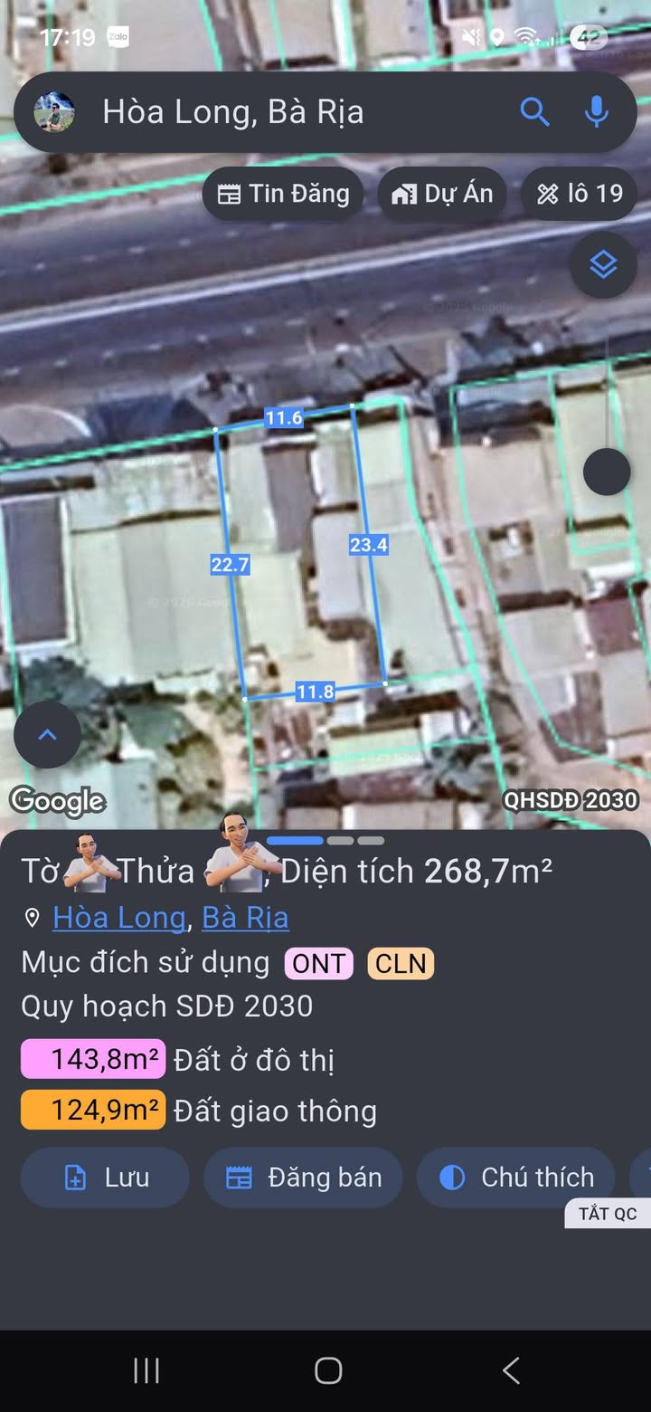 Nhà mặt tiền TL52, xã Hoà Long, 313m² giá 9.2 tỷ - Vị trí đắc địa sát chợ