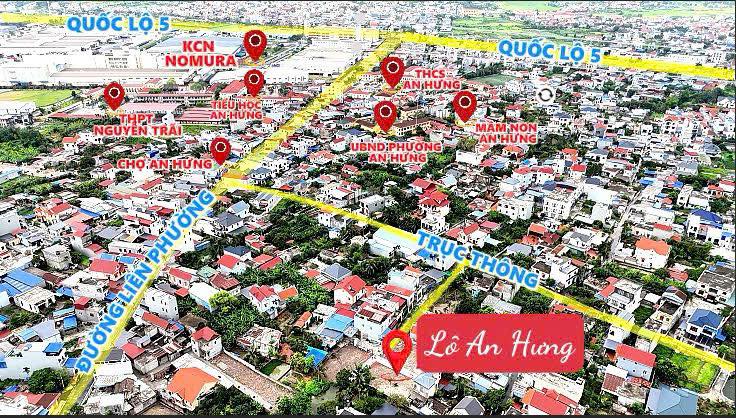 Lô đất 60m² tại An Hưng - Hồng Bàng Hải Phòng - Giá thỏa thuận cực mềm