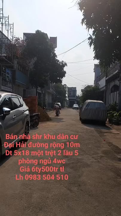 Nhà bán khu dân cư Đại Hải, 90m² giá 6.5 tỷ - Sổ hồng chính chủ