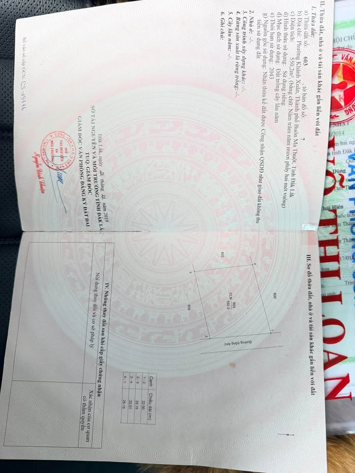 Đất Phường Khánh Xuân 550m² giá 500 triệu - Sổ riêng, gần Vành Đai 30/4!