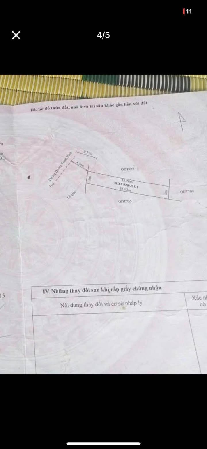 Đất 2 mặt tiền Dương Thanh Bình, Phú Bài 215m² giá chỉ 11 tỷ - Cơ hội đầu tư tuyệt vời!