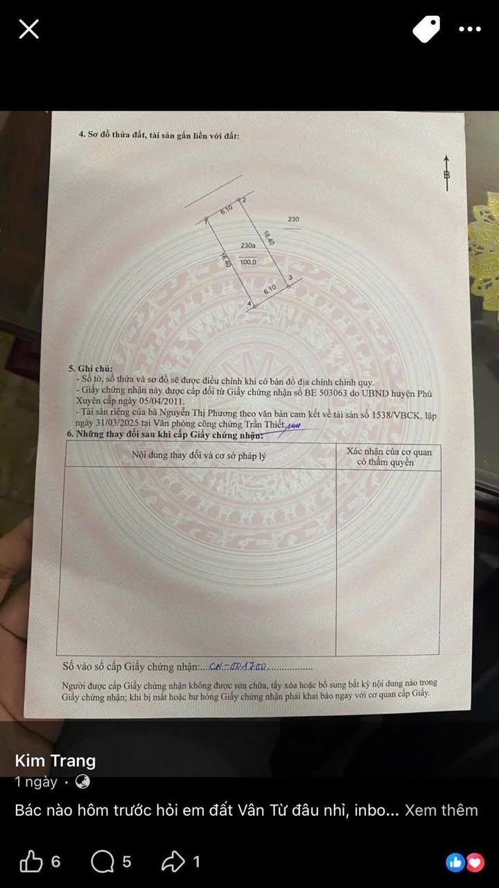 Đất nền thổ cư xã Chuyên Mỹ 610m² giá 2.15 tỷ - Cơ hội đầu tư hấp dẫn!