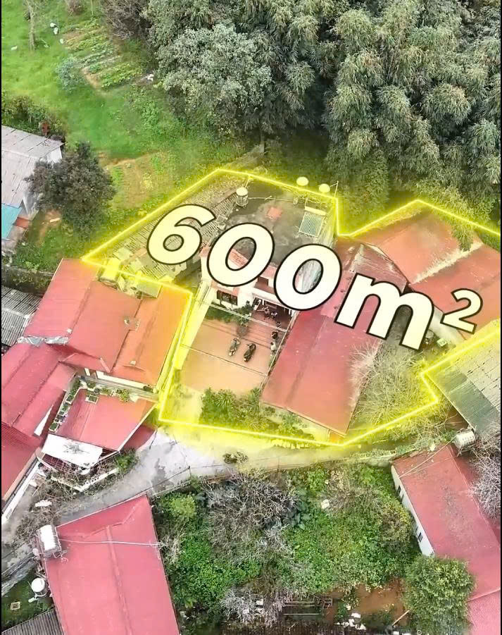 Đất thổ cư Sa Pa 600m² giá 12 tỷ - View thẳng hồ, tặng nhà và phòng trọ!