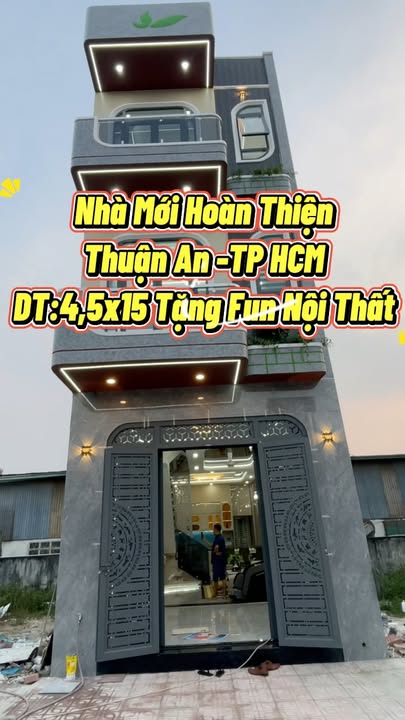 Nhà phố 1 trệt 2 lầu Phường An Phú 67.5m² giá 5.15 tỷ - Sổ hồng riêng, hoàn công