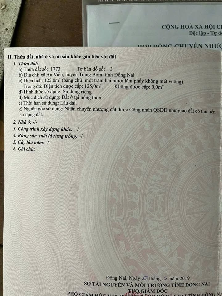 Đất nền KCN An Viễn, Trần Vĩnh Lộc 125m² giá chỉ 1.2 tỷ - Sổ hồng chính chủ!