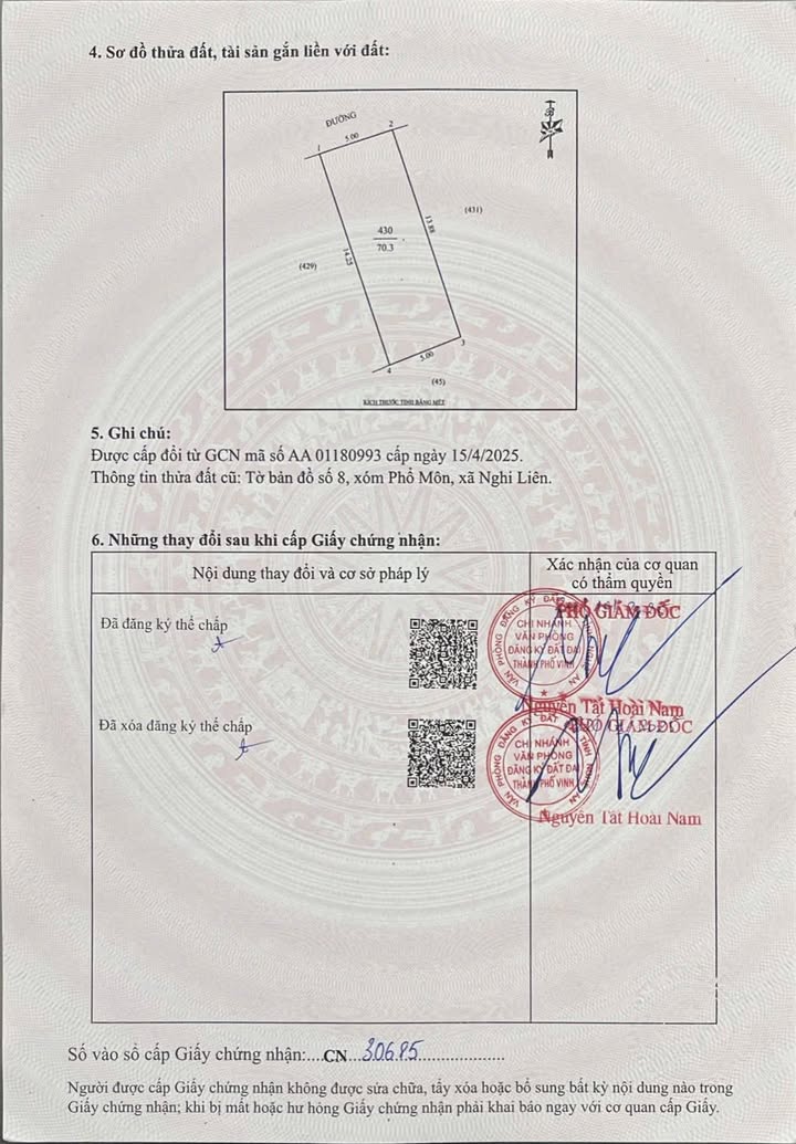 Đất nền Nghi Liên, Phường Hưng Đông 70m² giá 1.1 tỷ - Cơ hội đầu tư hiếm có!