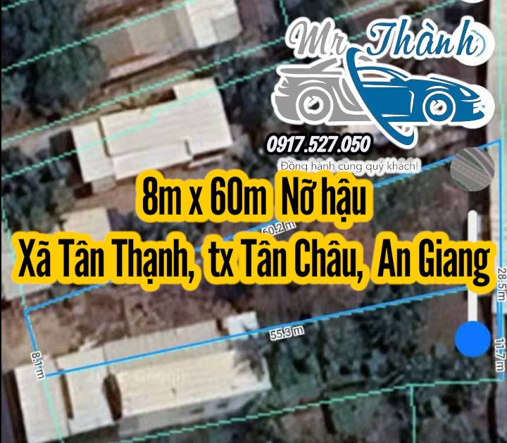 Đất nền xã Tân Thạnh, Tân Châu, An Giang 698m² giá 2.5 tỷ - Cơ hội đầu tư hấp dẫn!