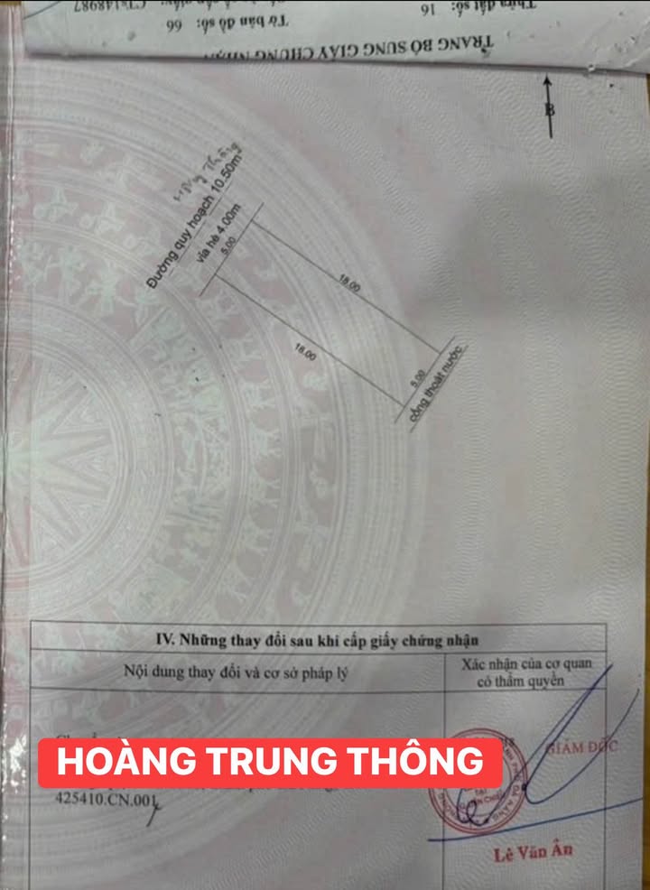 Đất mặt tiền Hoàng Trung Thông, 90m² giá 6 tỷ - Cơ hội đầu tư hấp dẫn!