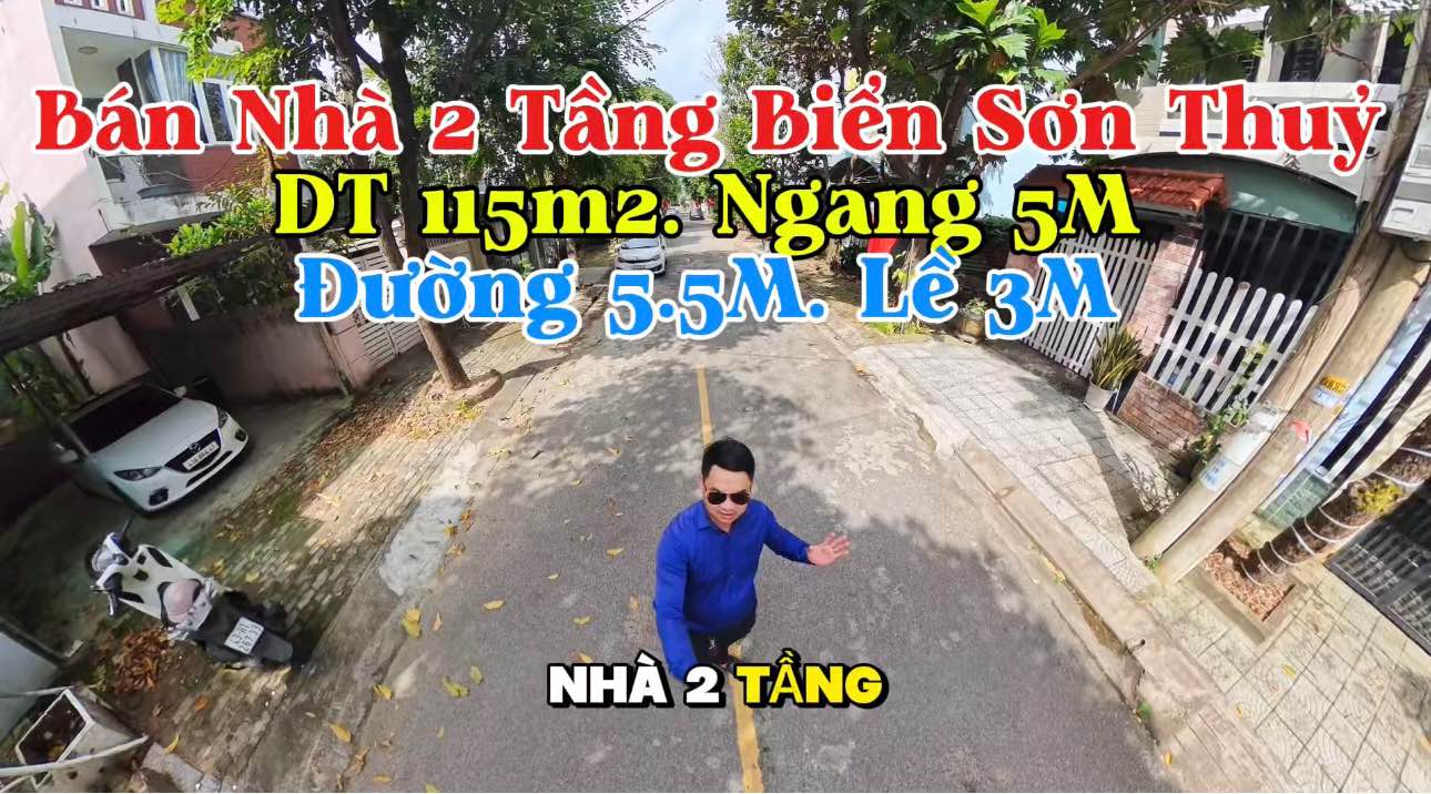 Nhà 2 tầng tại Sơn Thủy, Đà Nẵng 115m² giá 7 tỷ - Pháp lý rõ ràng, giao dịch ngay!