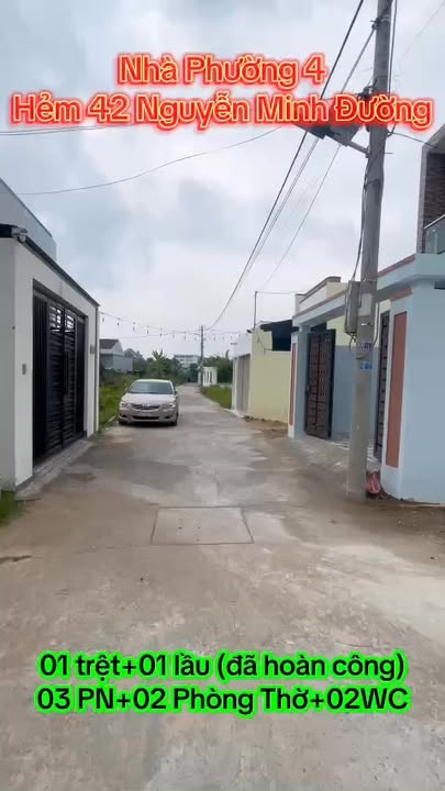 Nhà mới xây tại Hẻm 42 Nguyễn Minh Đường, Tân An 100m² giá 3.25 tỷ - An ninh yên tĩnh!