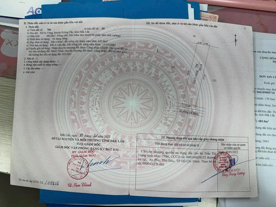 Đất nền Xã Buôn Pan, Huyện Krông Pắc 684m² giá 6.839 tỷ - Cơ hội đầu tư sinh lời!