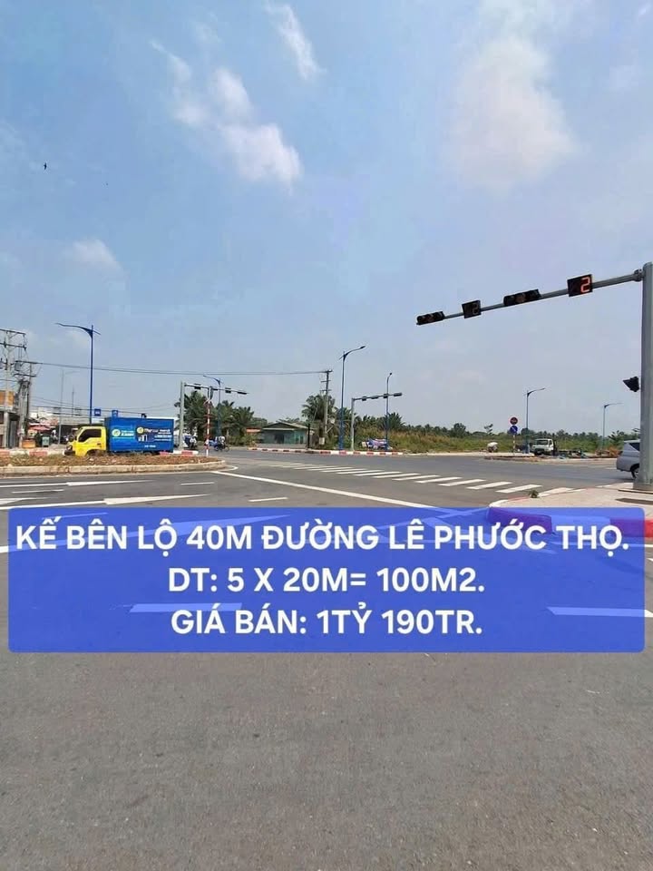 Đất nền Lê Phước Thọ 100m² giá 1.19 tỷ - Vị trí đắc địa gần AEON Mall!