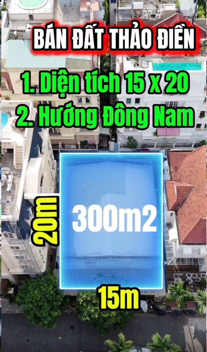 Bán đất Thảo Điền Quận 2 300m² giá 75 tỷ - Cơ hội đầu tư hấp dẫn!