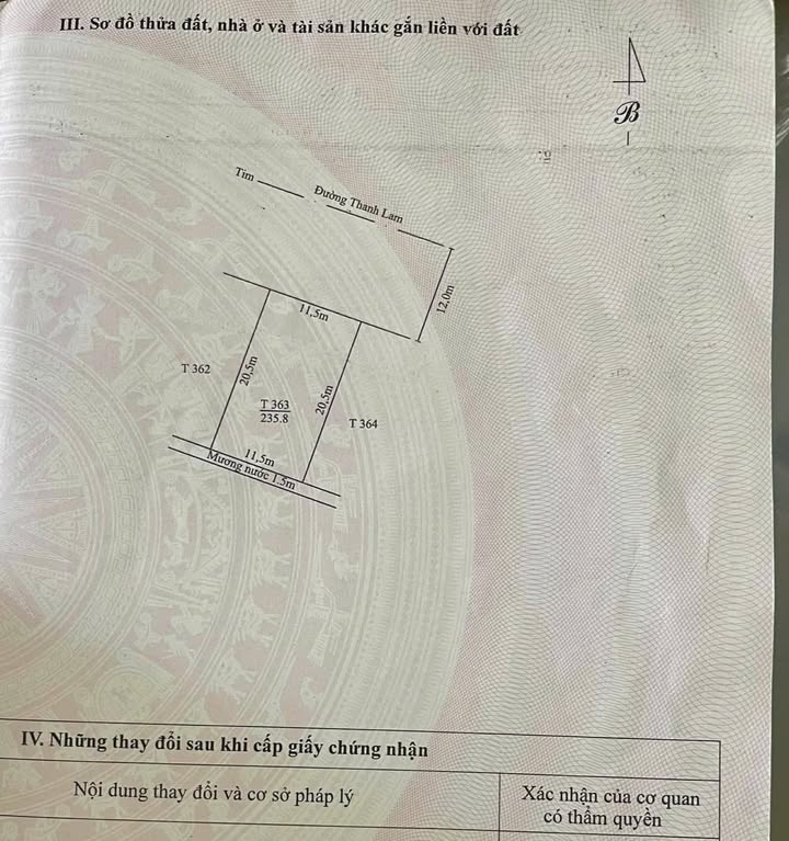 Đất nền mặt tiền KQH Thanh Lam, Thủy Phương, TP. Huế 235.8m² - Cơ hội đầu tư tuyệt vời!