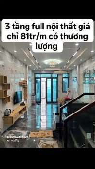 Nhà 3 tầng Đức Thượng 133m² giá 10.743 tỷ - Đầy đủ nội thất, sẵn sàng vào ở!