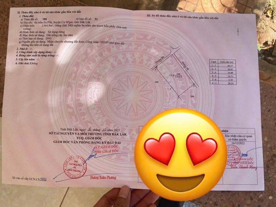 Đất nền 2 mặt tiền EA Pốk, 1400m² giá 990 triệu - Cơ hội đầu tư tuyệt vời!