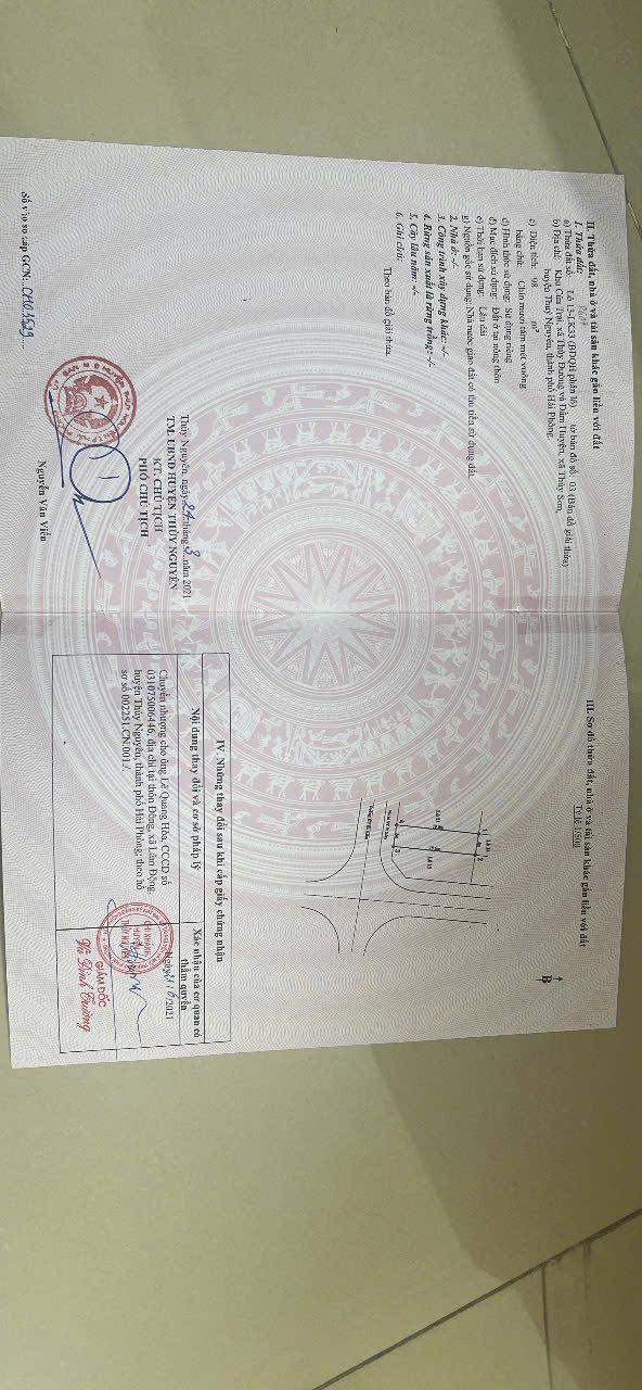 Đất đấu giá Cửa Trại, Hải Phòng 98m² giá 5 tỷ - Sổ đỏ chính chủ!