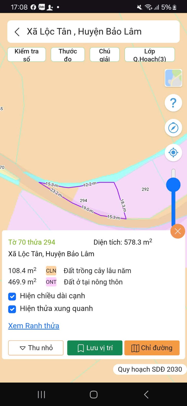 Đất mặt tiền đường 16, Xã Lộc Tân, 578.3m² giá 500 triệu - Tiềm năng đầu tư cao!