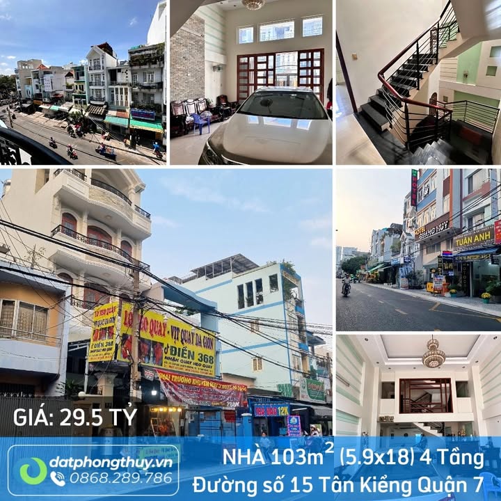 Nhà mặt tiền đường số 15, P. Tân Kiểng, Quận 7 - Kinh doanh đắc địa, giá chỉ 29.5 tỷ!