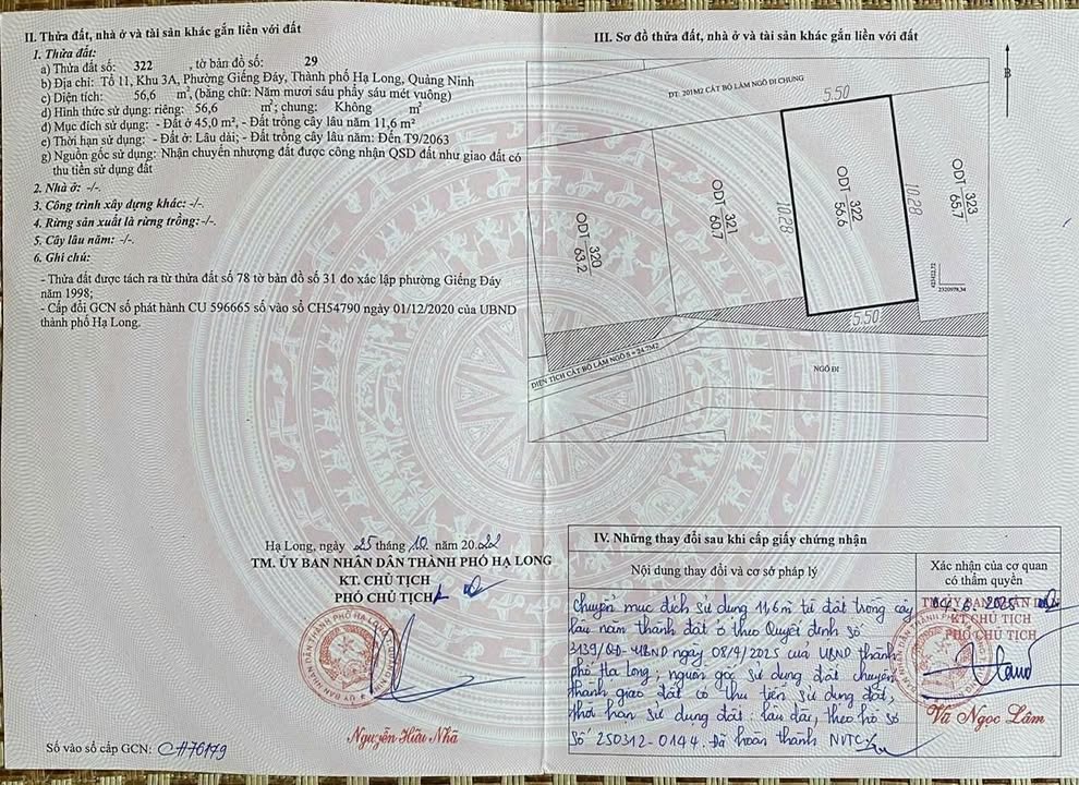 Đất Khu 3A Giếng Đáy, Việt Hưng 56.6m² - Sổ đỏ chính chủ giá 1.x tỷ!